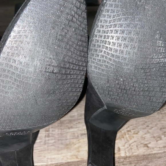 Stuart Weitzman Women’s Tall Black Suede Boots size 8.5 - Picture 4 of 11